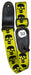 Yellow & Black Skull Guitar Strap - TGI - Guitar Warehouse
